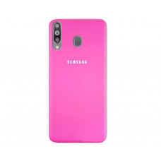 Силиконовая накладка Silicone Case для Samsung M30 2019 M305 Crimson