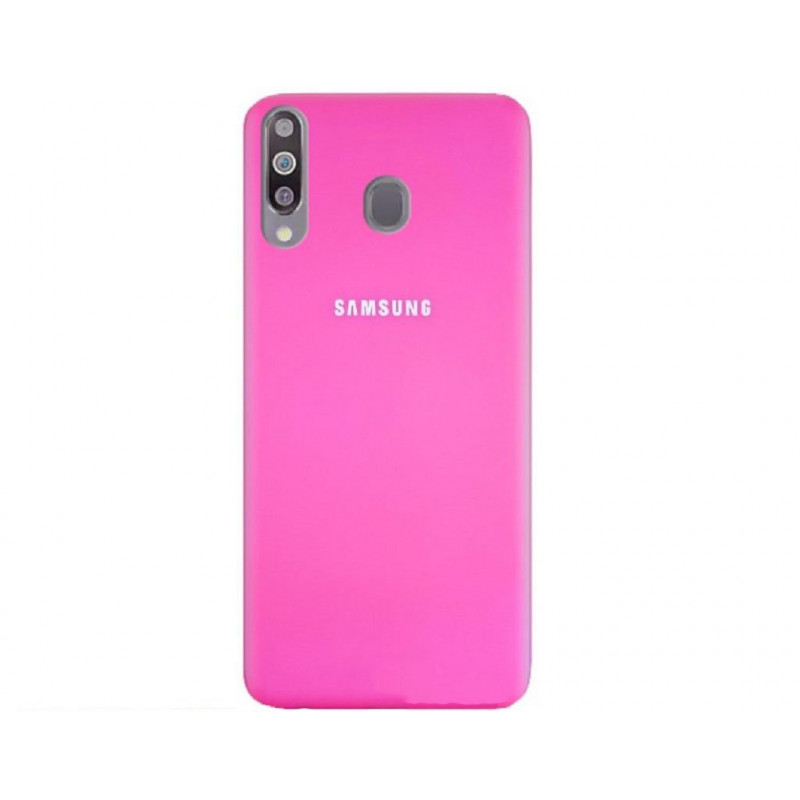 Силиконовая накладка Silicone Case для Samsung M30 2019 M305 Crimson