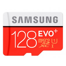 Карта памяти Samsung EVO Plus microSDXC UHS-I U3 128GB Class 10 (MB-MC128GA/RU)