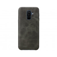 Шкіряна накладка T-PHOX Samsung A8 Plus 2018/A730 Vintage Brown