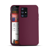 Силиконовая накладка Soft Silicone Case для Xiaomi Redmi Note 10 Pro Burgundy