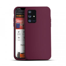 Силіконова накладка Soft Silicone Case для Xiaomi Redmi Note 10 Pro Burgundy