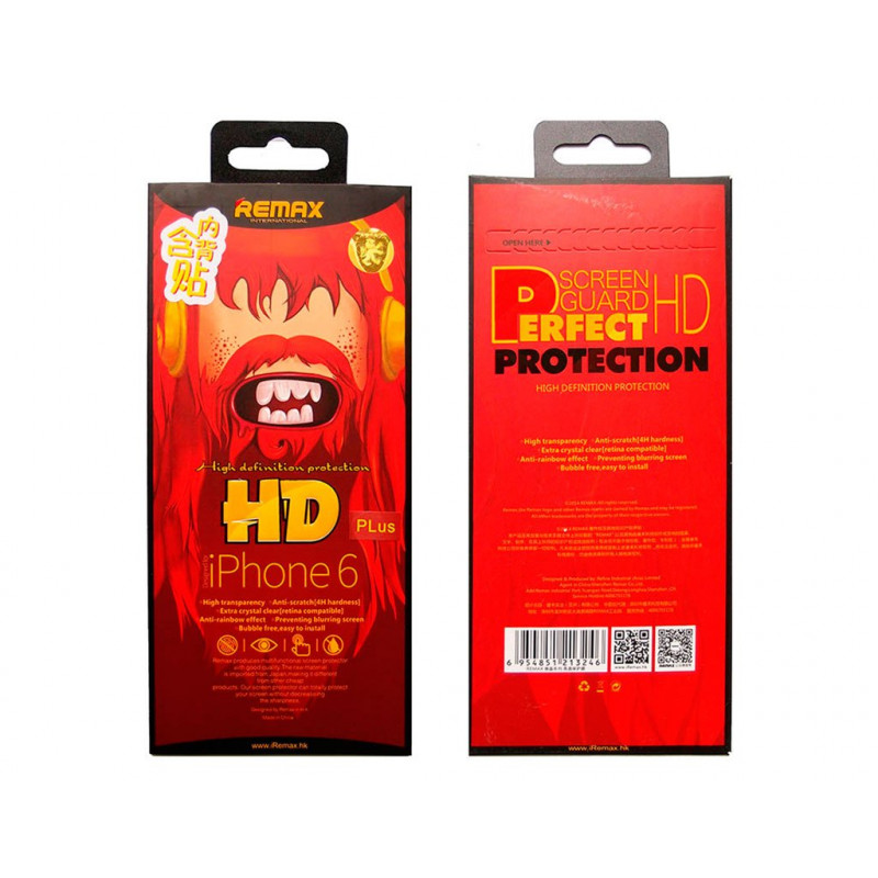 Защитная пленка Remax iPhone 6 Plus/6S Plus Front and Back Clear