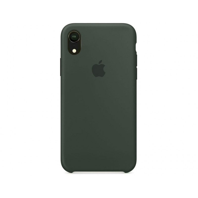 Силіконова накладка Silicone Case для iPhone XR Dark Olive