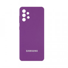 Силіконова накладка Silicone Case для Samsung A72/A725 2021 Purple