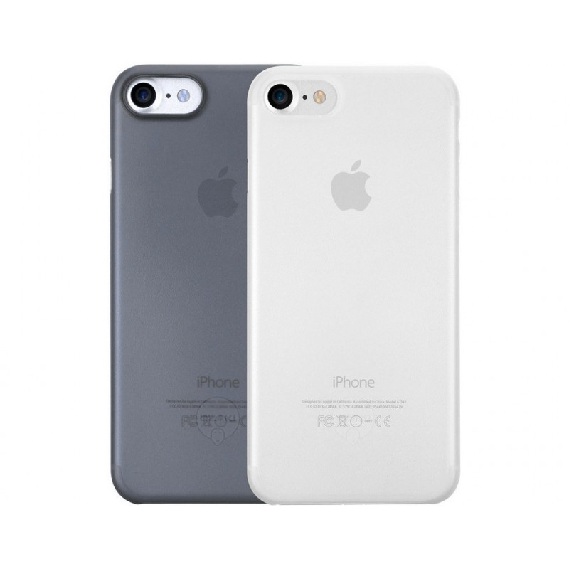 Комплект чехлов O!coat 0.3 Jelly 2 in 1 Case For iPhone 7/8 Clear and Dark Blue (OC720CD)