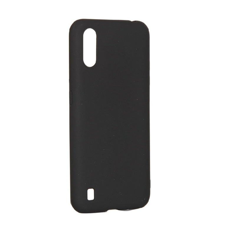 Силиконовая накладка SMTT- Soft Touch для Samsung A01/A015 Black