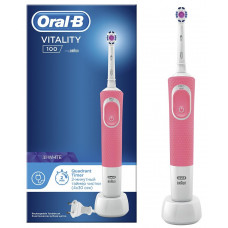 Зубная электрощетка Braun Oral-B Vitality D100.413.1 PRO 3D White Pink