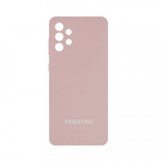 Силиконовая накладка Silicone Case для Samsung A32/A325 2021 Sand Pink