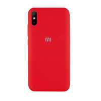 Силиконовая накладка Silicone Case для Xiaomi Redmi 9A Red