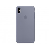 Силіконова накладка для iPhone X/XS Silicone Case Lavender