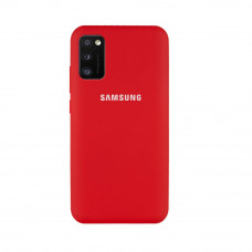 Силіконова накладка Silicone Case для Samsung A41 2020 A415 Red