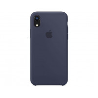 Силіконова накладка Silicone Case для iPhone XR Midnight Blue