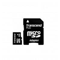Transcend microSDHC 4GB Class 4 + SD Adapter