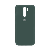 Силіконова накладка Silicone Case для Xiaomi Redmi 9 Dark Green
