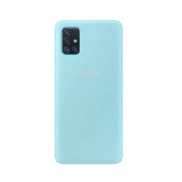Силиконовая накладка Silicone Case для Samsung A51 2020 A515 Turquoise