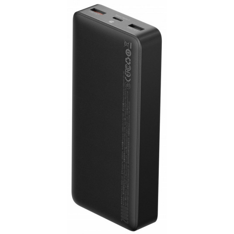 Зовнішній акумулятор Power Bank Baseus 20000mAh 25W Display Black (PPBD020301)