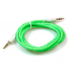 Кабель AUX 1m Light Green