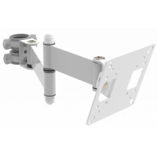 Кронштейн наклонно-поворотный для мониторов Квадо K-110 White