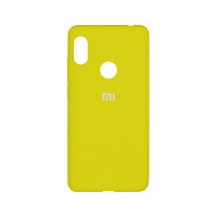 Силіконова накладка Silicone Case для Xiaomi Redmi Note 7 Yellow