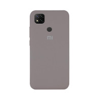 Силиконовая накладка Silicone Case для Xiaomi Redmi 9C Gray