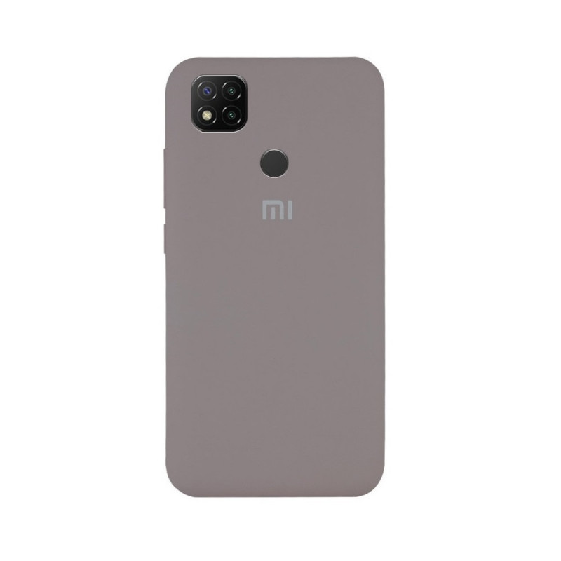 Силіконова накладка Silicone Case для Xiaomi Redmi 9C Gray