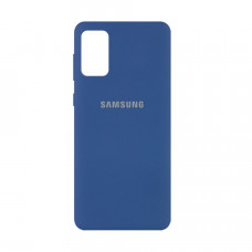 Силіконова накладка Silicone Case для Samsung A02S/A025 2021 Navy Blue