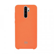 Силіконова накладка Silicone Case для Xiaomi Redmi Note 8 Pro Orange
