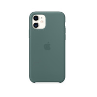 Силіконова накладка Silicone Case для iPhone 11 Green Pine