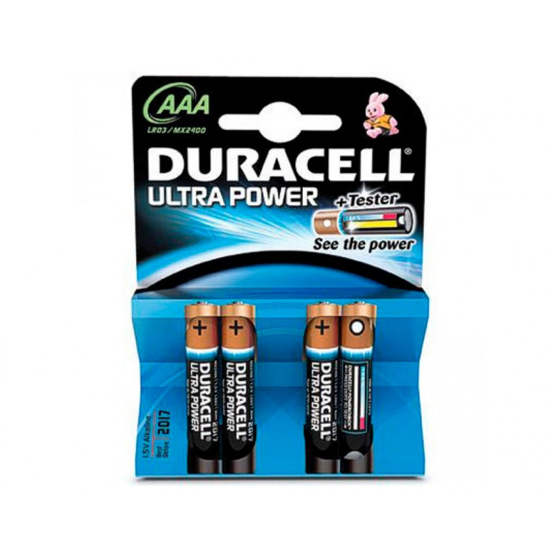 Батарейка Duracell LR03 MX2400 KPD 04*10 TURBO MAX 1x4 шт.