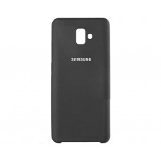 Силіконова накладка Silicone Case для Samsung J6 Plus 2018 J610 Black