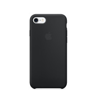 Силіконова накладка Silicone Case для iPhone 7/8 Black