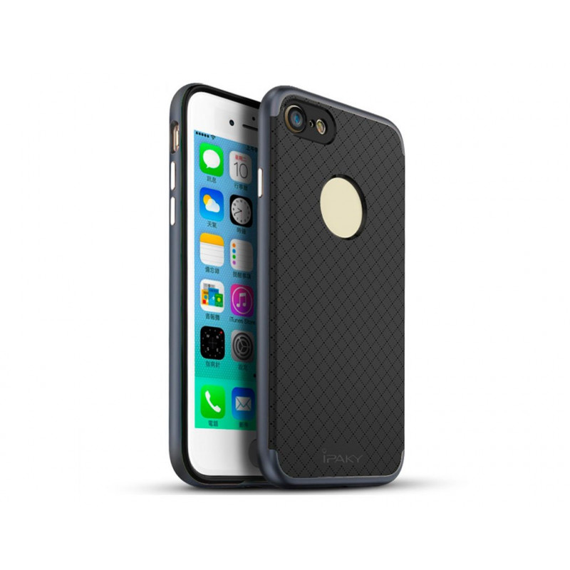 Силиконовая накладка iPaky TPU+PC iPhone 7 Plus Gray