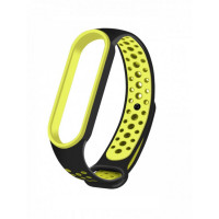 Ремінець для Xiaomi Mi Band 5/6 Sport Black/Yellow