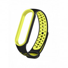Ремінець для Xiaomi Mi Band 5/6 Sport Black/Yellow