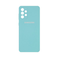 Силіконова накладка Silicone Case для Samsung A52/A525 2021 Motton Blue