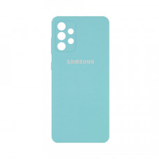 Силіконова накладка Silicone Case для Samsung A72/A725 2021 Motton Blue