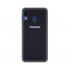 Силиконовая накладка Silicone Case для Samsung M20 2019 M205 Black