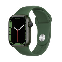 Apple Watch Series 7 GPS 45mm Green Aluminum Case with Clover Sport Band (MKN73)
