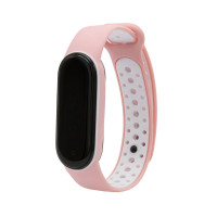 Ремешок для Xiaomi Mi Band 5/6 Sport Pink/White