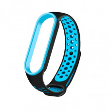 Ремінець для Xiaomi Mi Band 5/6 Sport Black/Blue