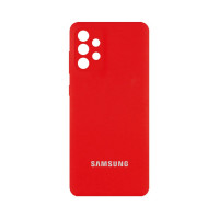 Силіконова накладка Silicone Case для Samsung A52/A525 2021 Red