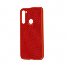 Накладка карбонова Kevlar для Xiaomi Redmi Note 8 Red