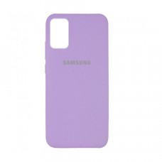 Силиконовая накладкa Silicone Case для Samsung A03s/A037 2021 Lilac