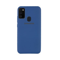 Силіконова накладка Silicone Case для Samsung M21 2020 M215 Blue