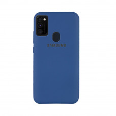 Силіконова накладка Silicone Case для Samsung M21 2020 M215 Blue