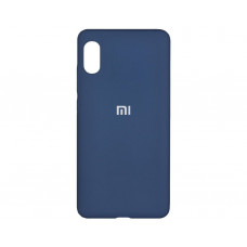 Силіконова накладка Silicone Case для Xiaomi Redmi 7A Navy blue