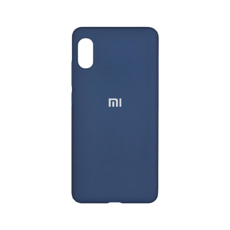 Силіконова накладка Silicone Case для Xiaomi Redmi 7A Navy blue