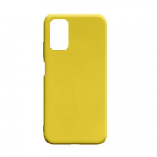 Силіконова накладка Silicone Case для Xiaomi Poco M3 Yellow