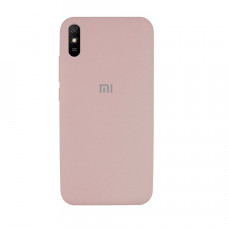 Силиконовая накладка Silicone Case для Xiaomi Redmi 9A Pink Sand